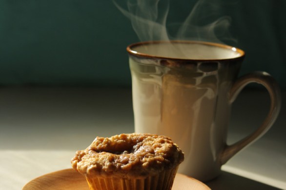 muffin and tea