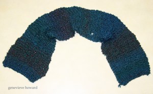 My first scarf in all its glory