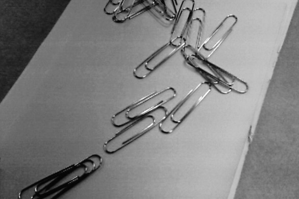 sixteen paper clips