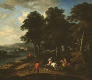 Foxhunting_in_Wooded_Country