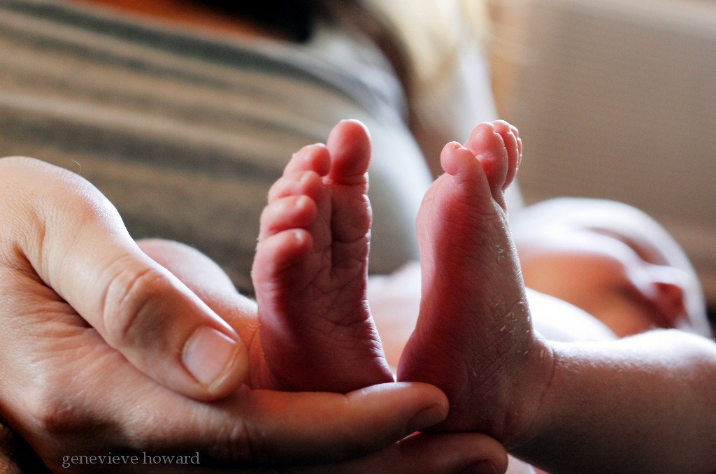 Baby feet by Genevieve Howard