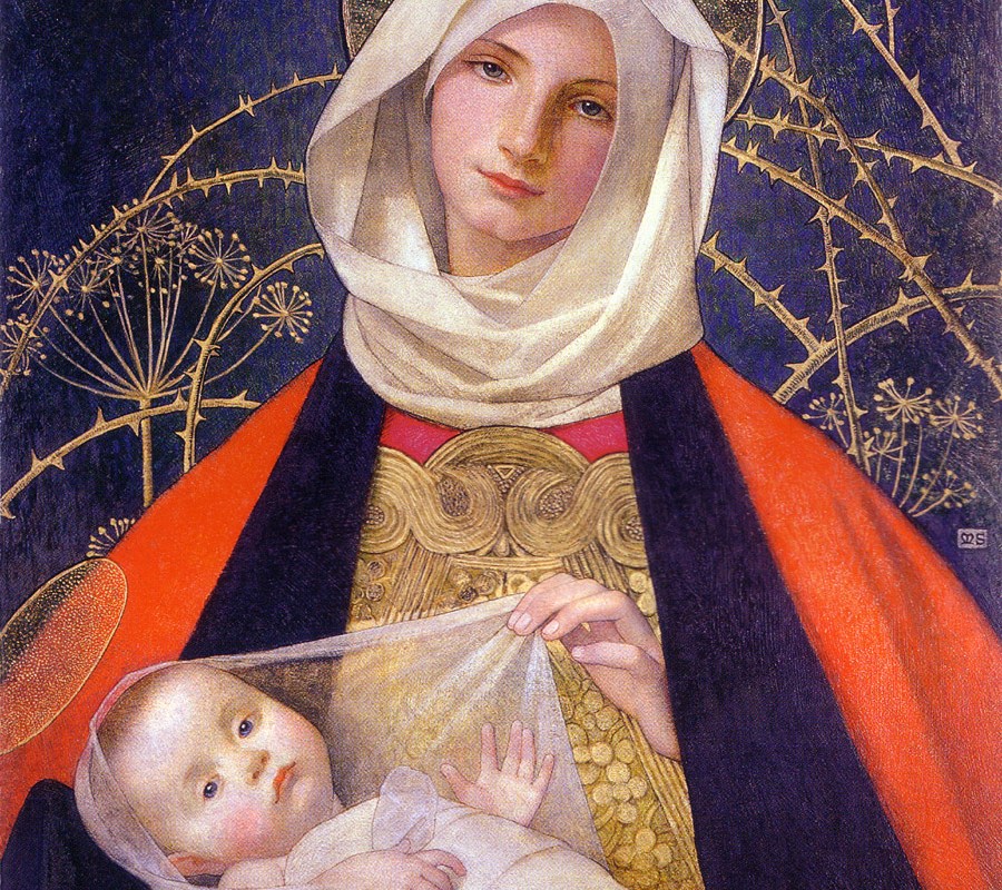 "Marianne Stokes Madonna and Child" by Marianne Stokes