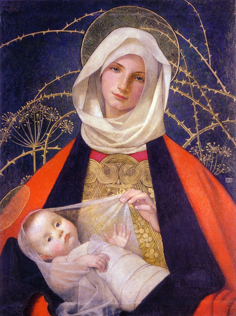 "Marianne Stokes Madonna and Child" by Marianne Stokes 