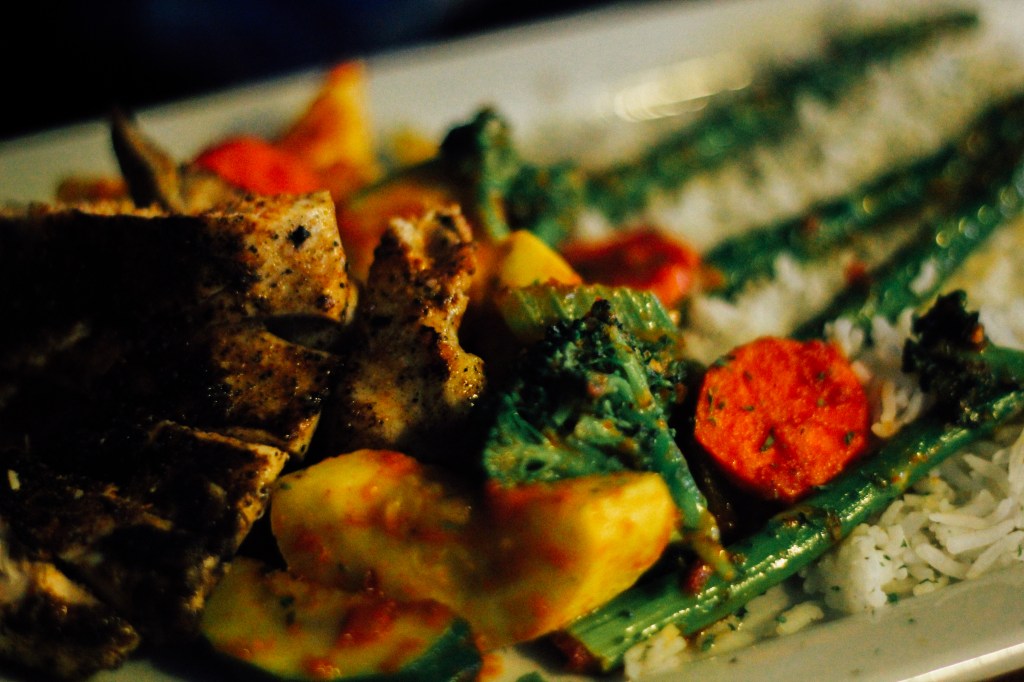 I had the Fit Chic with chicken on basmati rice